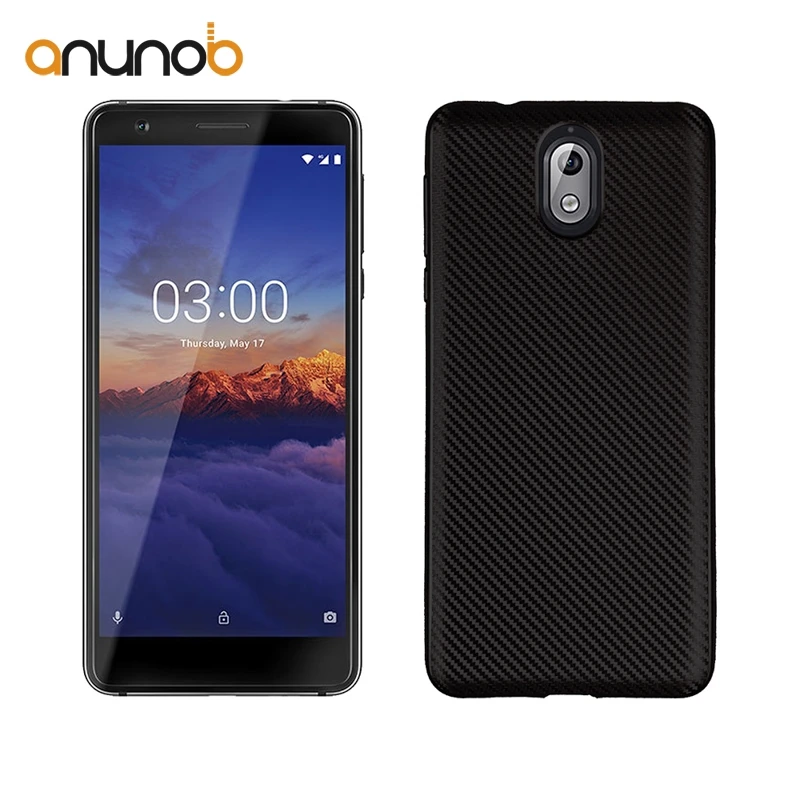 

Anunob For Cover Case Nokia 3.1 nokia 3 2018 Cases Fiber TPU Covers Accessories Phone Cover Shield Hood Bags Shell Housing