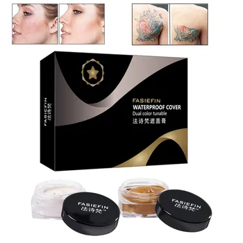 

2pcs/Set Skin Concealar Stick Camouflage Make-Up Concealer for Tattoo, Scar and Birthmark Cover Up Tattoo Concealer Cream PD