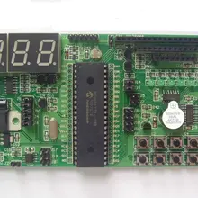 PIC16F877A 4 цифры ЖК-дисплей RS232 серийный да AD развития обучения доска