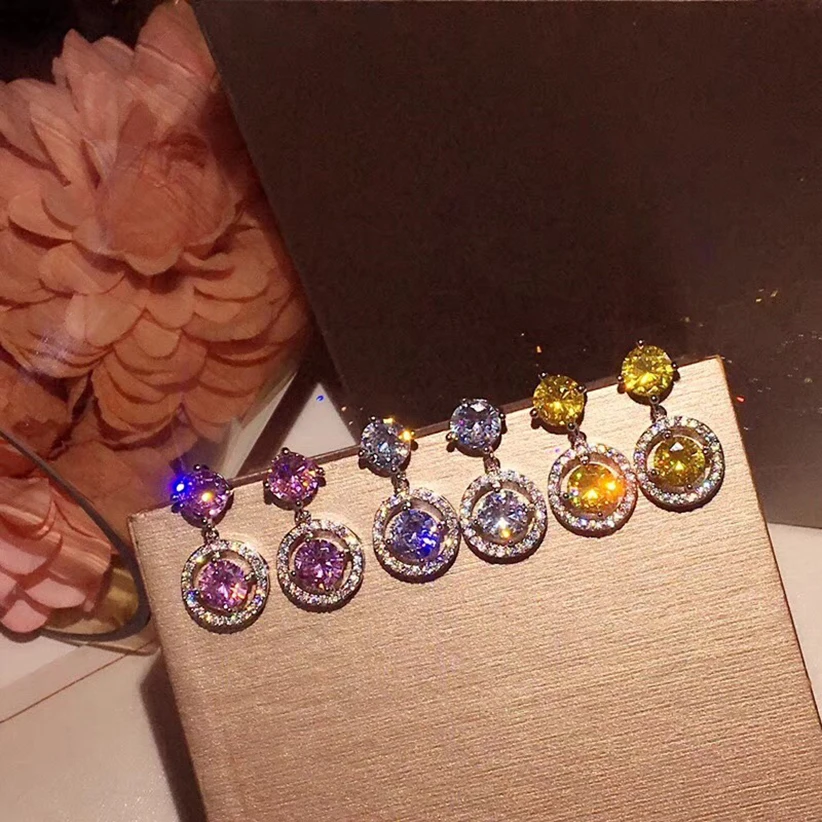 

Hot Brands Pure 925 Silver Fashion Joker Jewelery Woman Hang Earrings Geisha Dream Party High Quality Jewelry