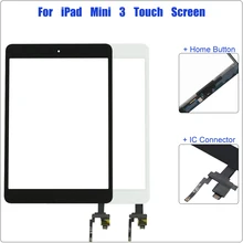Touch Screen for iPad Mini 3 3rd Gen A1599 A1600 A1601 Digitizer Sensor Panel Front Glass Replacement With IC Cable Home Button Touch Screen for iPad Mini 3 3rd Gen A1599 A1600 A1601 Digitizer Sensor Panel Front Glass Replacement With IC Cable Home Button