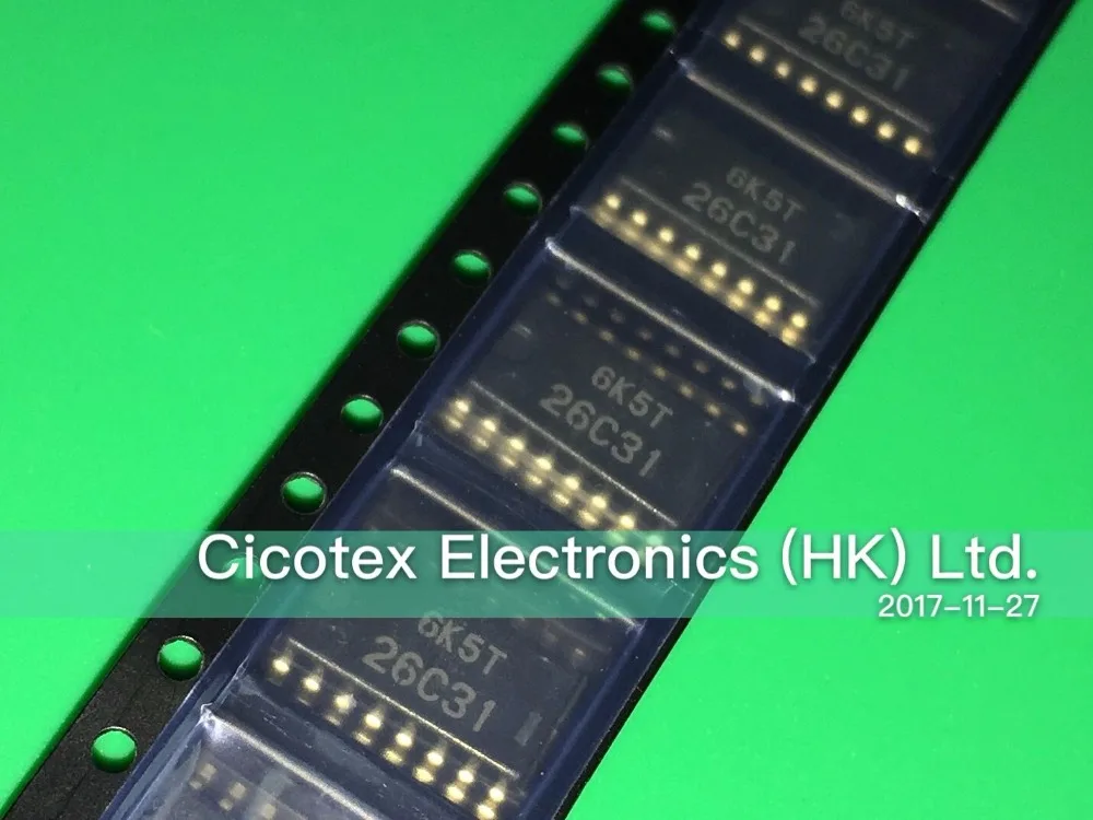 5 шт./лот AM26C31CNSR SOP16 IC 26C31 QUAD DIFF линия DVR 16soic
