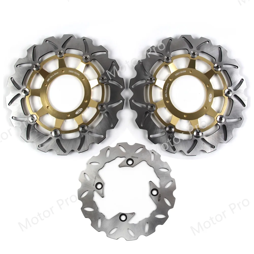 For Honda CBR600F 2001 - 2007 Front Rear Brake Disc Disk Rotor Kit CBR 600 F CBR600 600F 2002 2003 2004 2005 2006 SPORT BLACK For Honda CBR600F 2001 - 2007 Front Rear Brake Disc Disk Rotor Kit CBR 600 F CBR600 600F 2002 2003 2004 2005 2006 SPORT BLACK