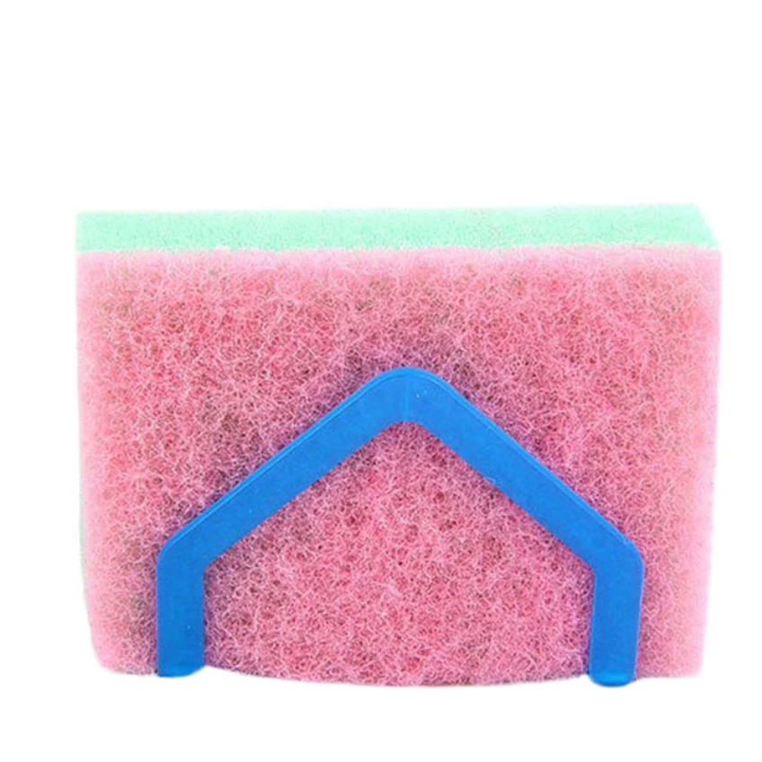

Blue Red Kitchen Accessories Clean Tools Dish Cloths Rack Suction Sponge Holder Clip Rag Storage Rack Happy Gifts High Quality