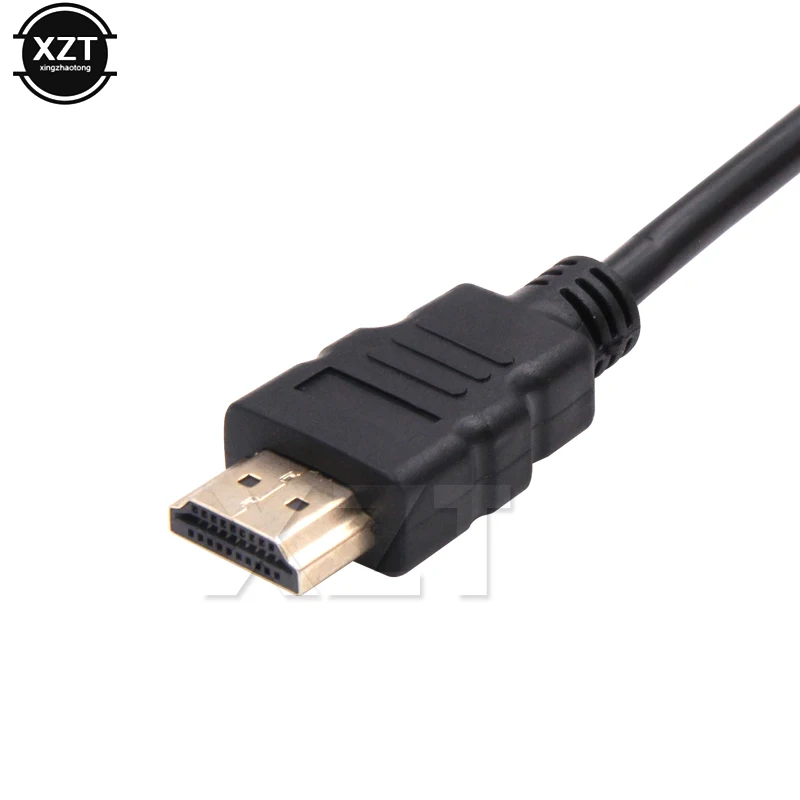 HDMI к VGA адаптер Мужской к женской HDMI VGA конвертер с 3,5 мм Jack Aux аудио кабель HD адаптер для xbox 360 PS3 HDTV