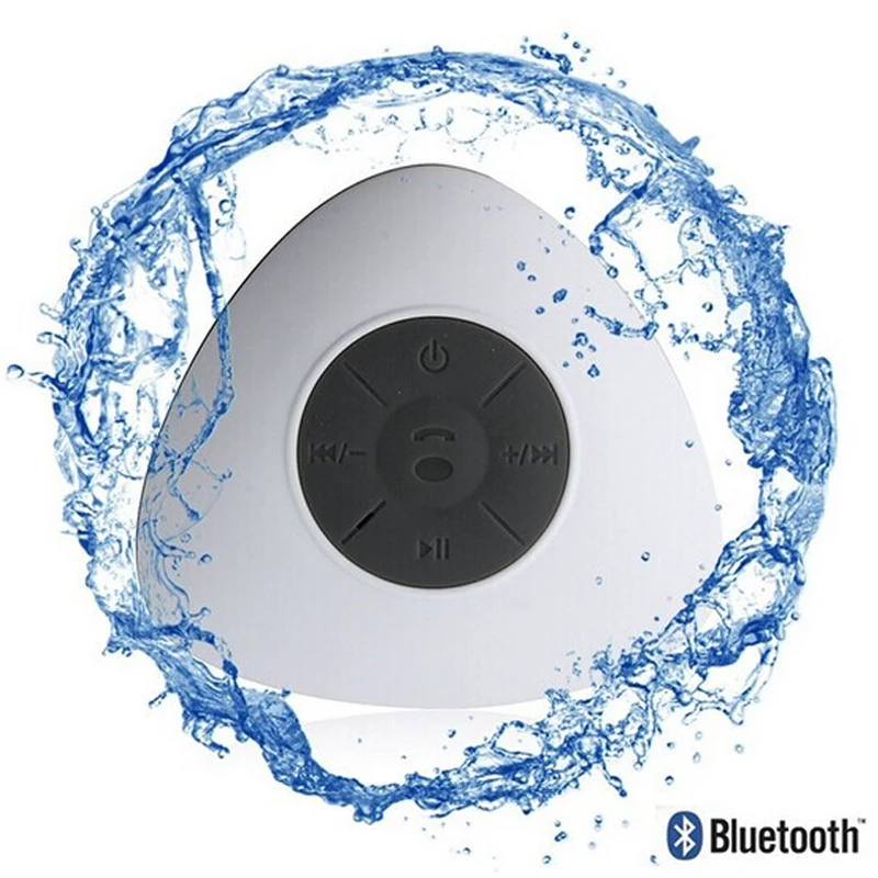 Bluetooth Shower Speaker waterproof Wireless and Hands Free speaker phone with Suction Cup Compatible all devices | Электроника
