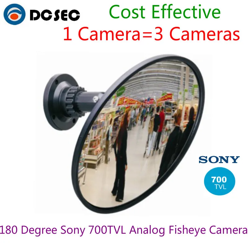 700TVL Effio Sony CCD 180 градусов аналоговый рыбий глаз панорамный мини зеркало камеры