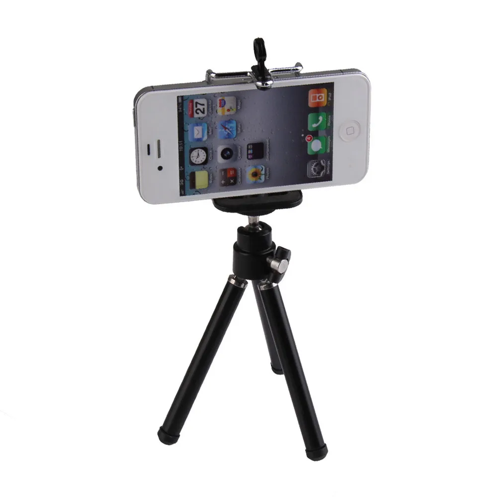 Black Hot Sale Mini Mobile Phone Stand Flexible Camera