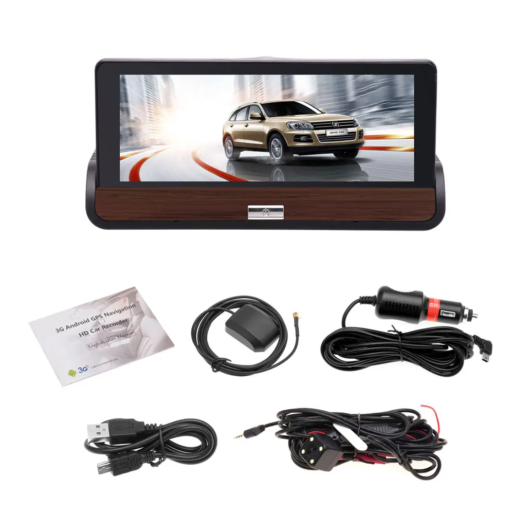 AMPrime 3g Автомобильный видеорегистратор Dashcam с сенсорным экраном 7 ''Android DVRs