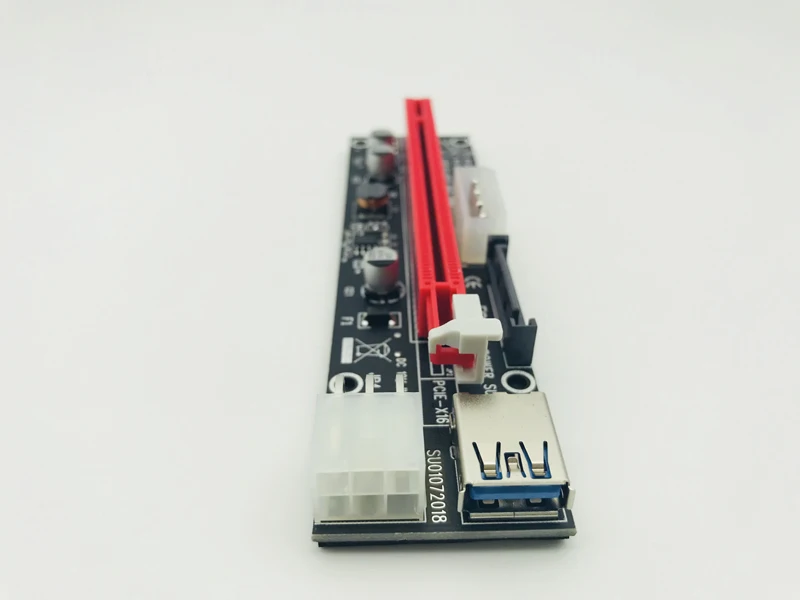 USB 3 0 4pin 6pin SATA Power PCI Express 16X Slot Riser Card E 1x to 16x PCIE для майнинга биткоина BTC|Платы