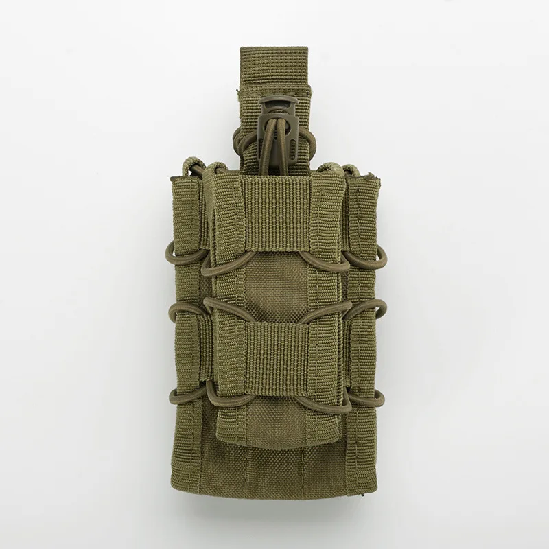 Тактический Molle подсумок с открытым верхом, один винтовочный пистолет, подсумок с зажимом для картриджа, сумка для охоты