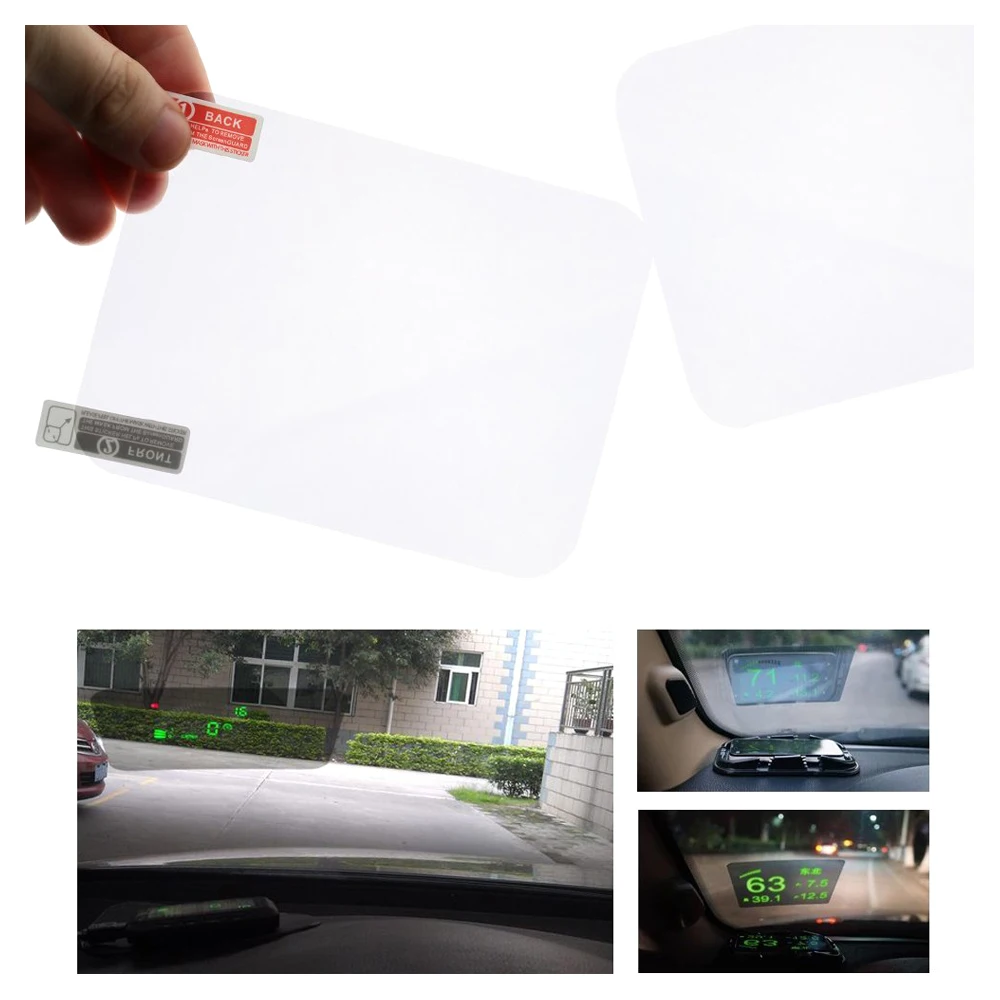 

Car-styling Car Auto HUD Head Up Display Projector Screen Head Up Display HUD Film Protective Reflective Screen 5.9" * 4 15*13cm