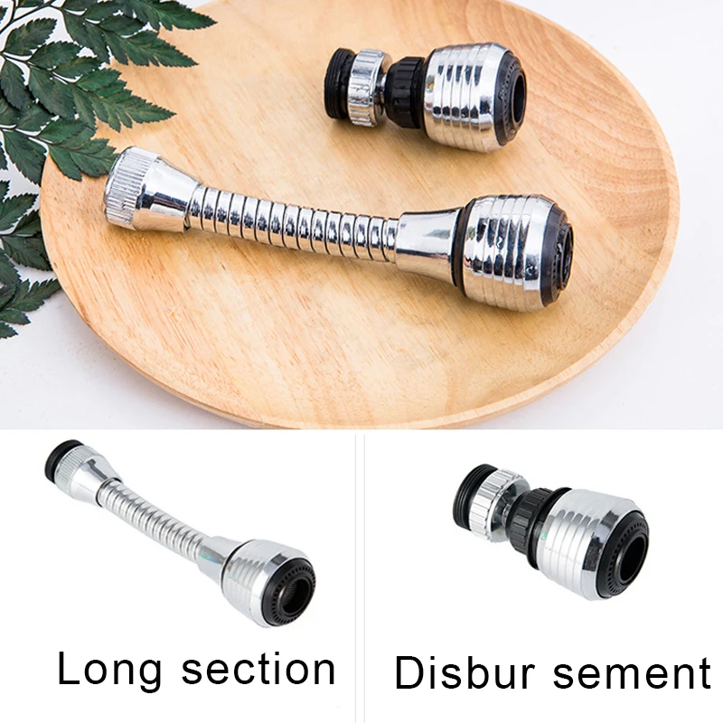 Stainless steel Rotatable Bathroom Kitchen Accessories Water Saver water Tap Filter faucet extender Booster for home and kitche@