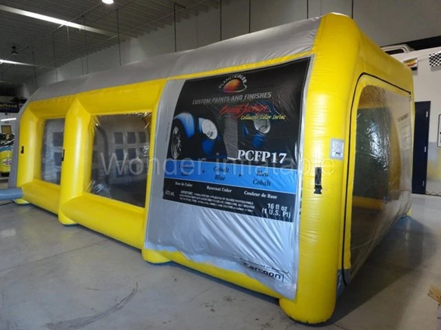 Portable Paint Booth >> High Quality Portable Car Workstations Yellow Giant Inflatable Spray Portable Paint Booth >> High Quality Portable Car Workstations Yellow Giant Inflatable Spray