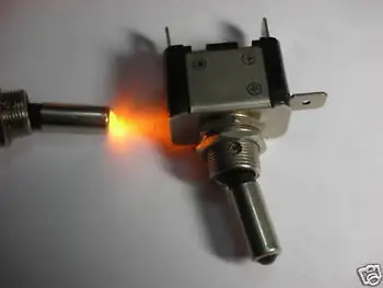 

5,12V Car-Boat Light yellow red blue green white led Toggle ON/OFF Switch,7Y