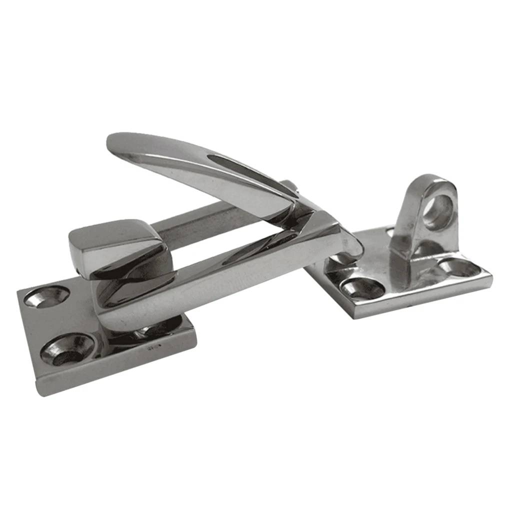 1 Pcs Marine-Grade 316 Stainless Steel Boat Deck Locker Hatch Anti-Rattle Latch Fastener Clamp Marine Hardware Boat Accessories