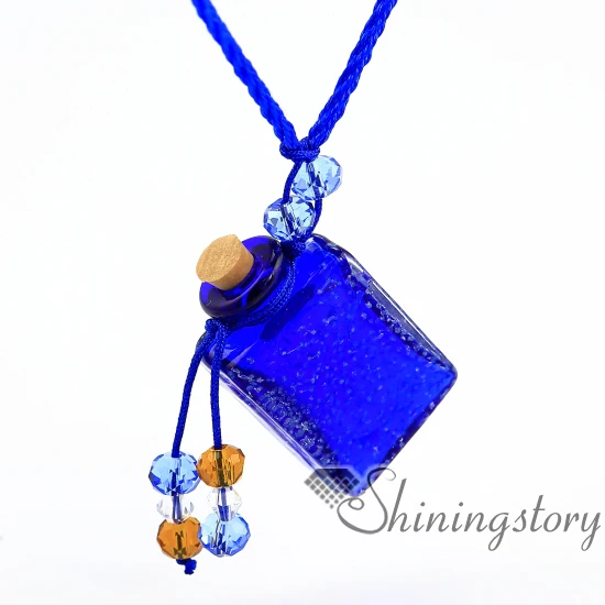 

oblong luminous aromatherapy necklace wholesale aromatherapy jewelry aromatherapy necklaces miniature perfume bottles
