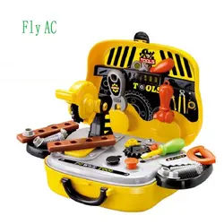 Fly AC 28 шт. дети набор инструментов Tool box-чехол претендует безопасные инструменты образование игрушки для детей
