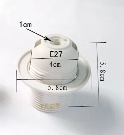 20 шт./лот VDE и UL сертификация высокое качество E27 светодиодный пластиковый держатель лампы, E27 винт светильник патрон лампы, DIY лампа база