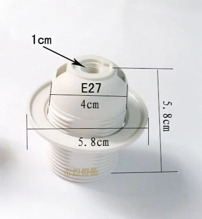 20 шт./лот VDE и UL сертификация высокое качество E27 LED пластиковый держатель лампы