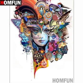 

HOMFUN Full Square/Round Drill 5D DIY Diamond Painting "Cartoon character" 3D Embroidery Cross Stitch 5D Home Decor A14981
