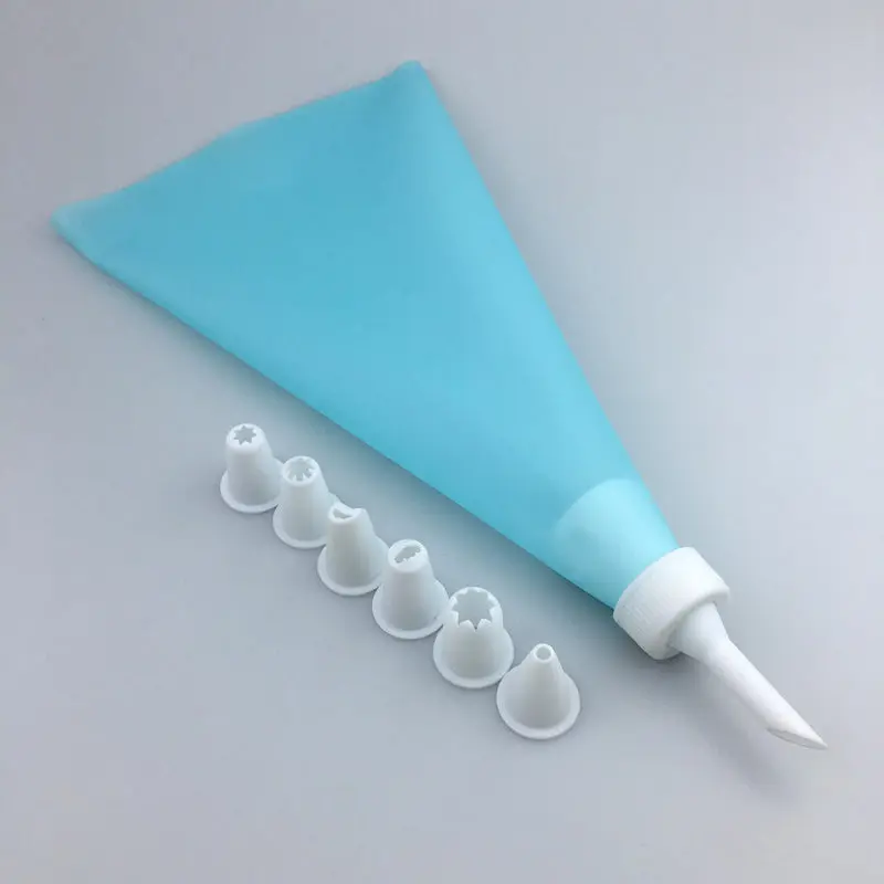 

9PCS Plastic Icing Piping Cream Nozzles Sets Pastry Bag Pastry Cake Tools Icing Piping Nozzle Tips Cupcake Cake Decorating Tools