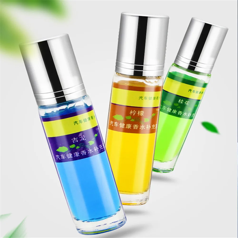 Универсальный автомобильный парфюм, эфирное масло для восполнения растений, специй, 3 бутылки, мягкий, не раздражающий, стойкий аромат, без яда, прозрачный