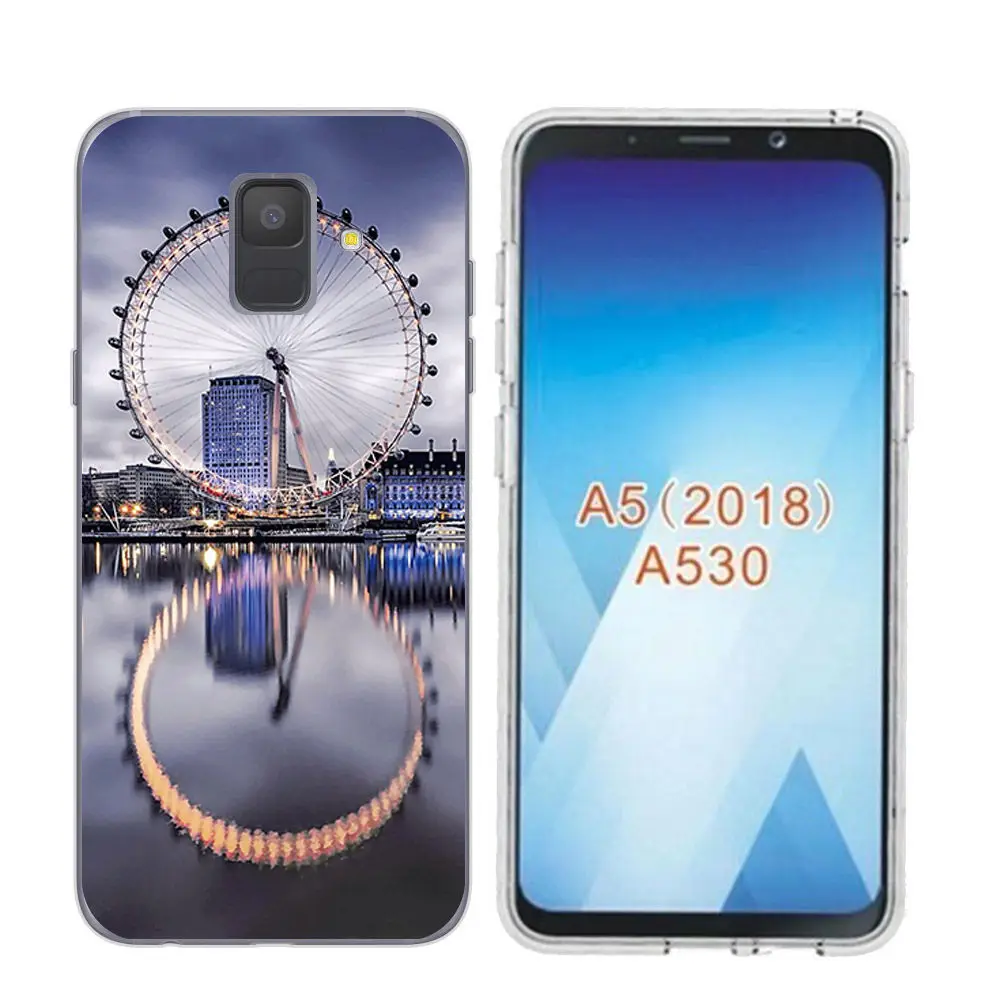 Arvin Clear Soft TPU Case FOR Samsung A5 Paniting Case FOR Samsung A3 A7 A8 Fashion Back Protective Phone Cover FOR A6 Plus 2018 (1)