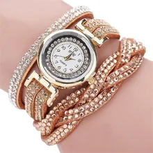 New Fashion Rhinestone Watches Women Rhinestone Watch Fashion Casual Bracelet Watch Ladies Fashion Ladies Watches