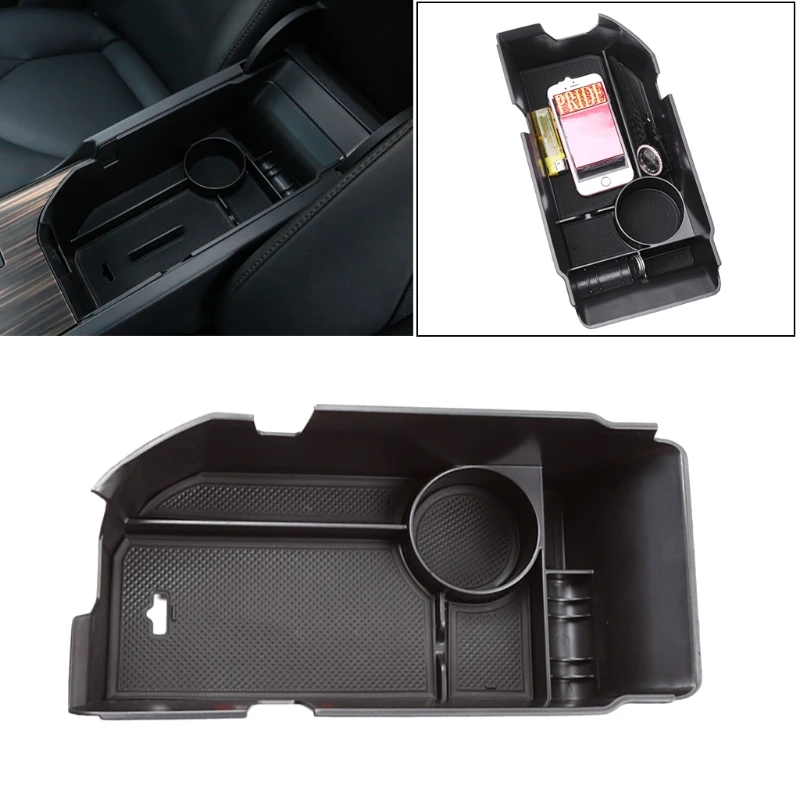 

Car-Styling Armrest Console Central Storage Box For Toyota Camry 2018 Tray Holder Box Automobiles Stowing Tidying Tray Holder