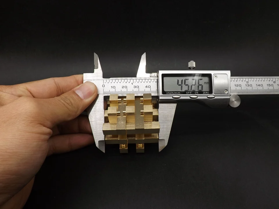 Коллекция из чистой латуни металлическая головоломка медная модель 18 колонок Brian Teaser гаджет решение интеллектуальная игра игрушки украшения