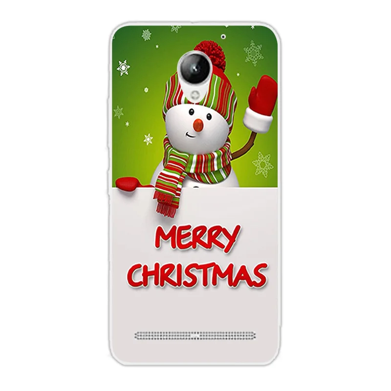 Для lenovo Vibe C2 K10A40 чехол рождественский сезон из силикона и ТПУ с 5,0 дюймов для lenovo C2 чехол для телефона силиконовый защитный чехол для телефона с изображением из Bacl защитные чехлы - Цвет: 36