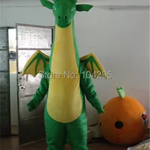 Ohlees бренд Фэнтези зеленый дракон персонаж маскот костюмы взрослые вечерние рождественские платья размер принять costomize