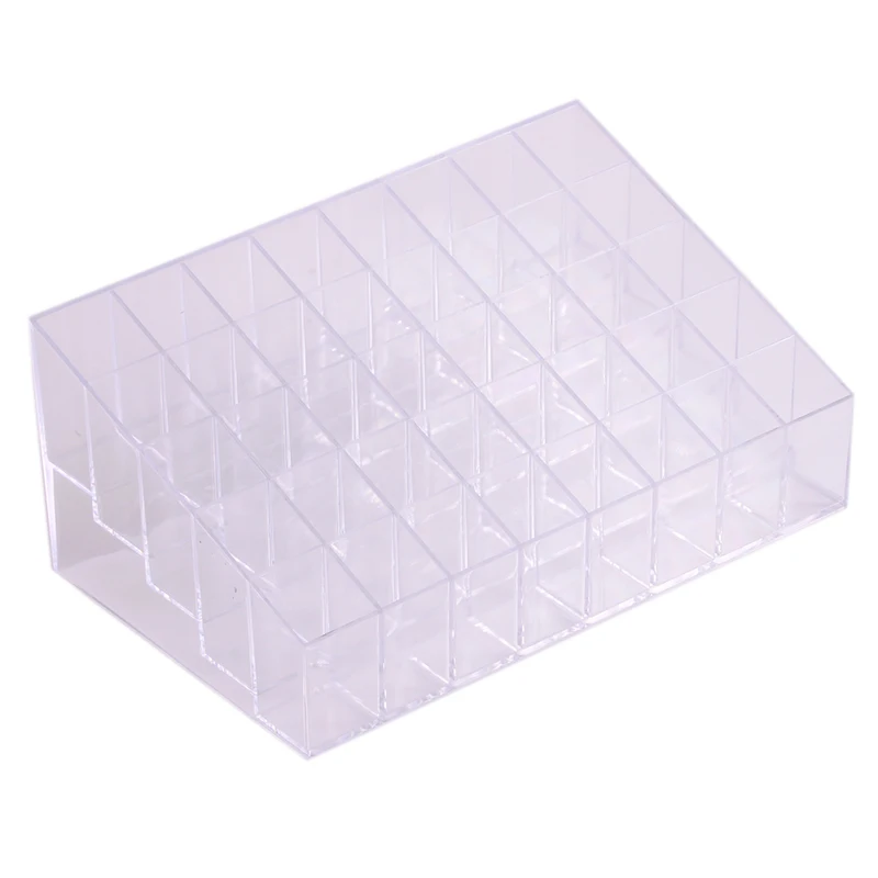 

NEW Home Storage box 40 Trapezoid Cosmetic Makeup Display Lipstick Stand Holder Box Jewelry Storage Rack