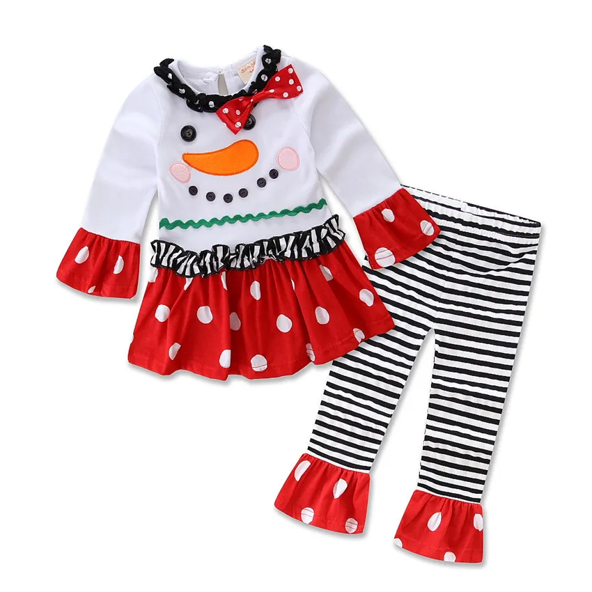 PaMaBa/Рождественский комплект для малышей; платье-пачка с изображением Санта-Клауса для девочек; комплект одежды на Рождество для малышей; детские рождественские праздничные платья