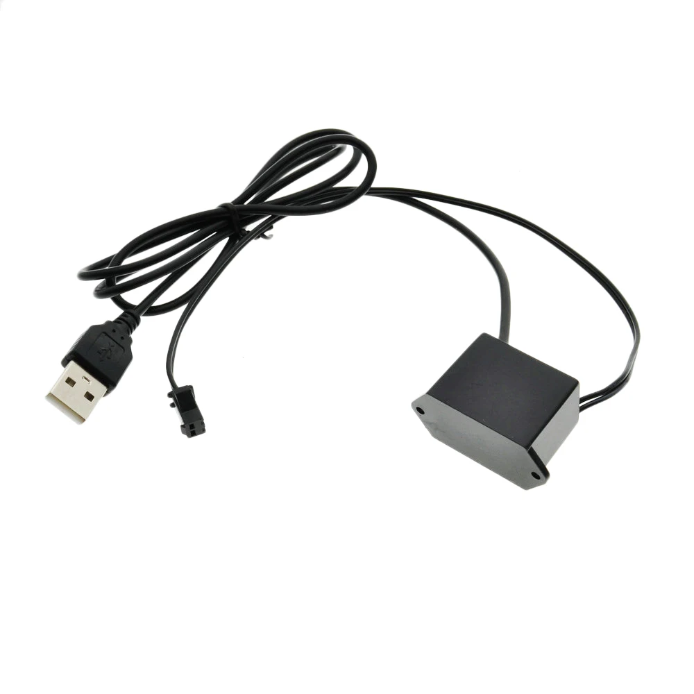 USB Инвертор контроллер для 1-3 м светодиодный El провода свечение гибкий неоновый Декор DC5V