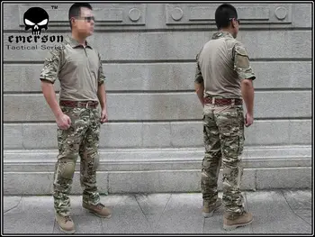 

us army military uniform for men Custom Combat Shirt & Pants Set Multicam (Size optional) tactical uniform M,L,XL
