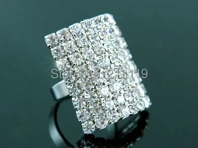 Peacock Star Queen Jumbo Party Pageant Ring use Austrian Crystal CSR045