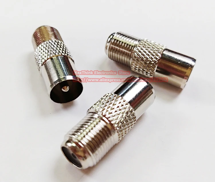 Davitu Electrical Equipments Supplies 1000pcs Nickel Plating TV Adapter Connectors PAL Male to F Female Connector New Davitu Electrical Equipments Supplies 1000pcs Nickel Plating TV Adapter Connectors PAL Male to F Female Connector New