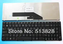 США клавиатура для ноутбука Asus K50 K60 K70 P50 F52 F90 X70IL K51 K61 K62 X5D серии План США черный с рамкой