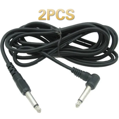 2PCS 10FT 3M Guitar Amplifier Cable Cord guitar Guitar Instrument Black