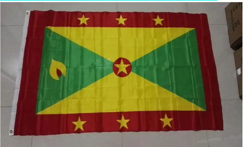 xvggdg 90x150 см Флаг Гренады 3x5 футов супер поли футбол флаг Крытый Открытый Полиэстер Флаг
