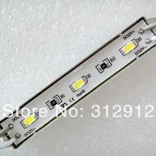 20 шт 5730 SMD СВЕТОДИОДНЫЙ модуль; высокая яркость; 1,2 Вт; IP65; DC12V; 120-150lm; Размер: 75 мм* 12 мм; металлический корпус