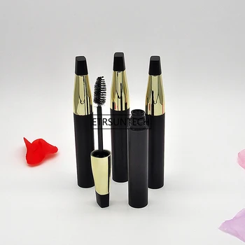 

100pcs 7ml Empty Eyelashes Tube Mascara Tubes Container Vials With Plug Reusable Portable Black Cap Makeup Accessories F2203