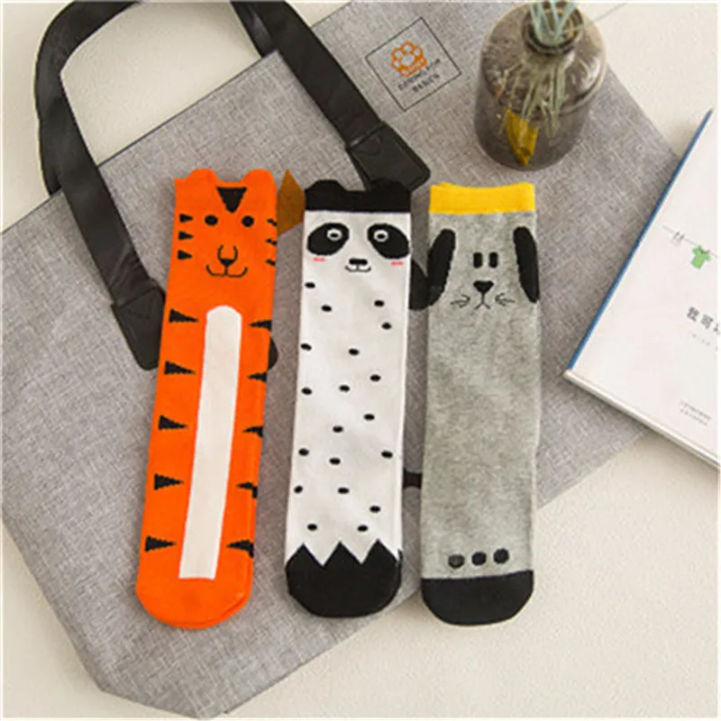 Cotton Socks Knee High Long LegWarmers Boy Girl Children