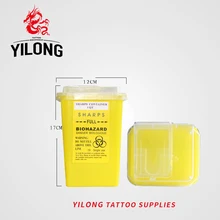 Татуировка медицинский пластик шар контейнер биобезопасная игла для удаления 1 Qt размер для медицинской татуировки шар контейнер инфекционные отходы