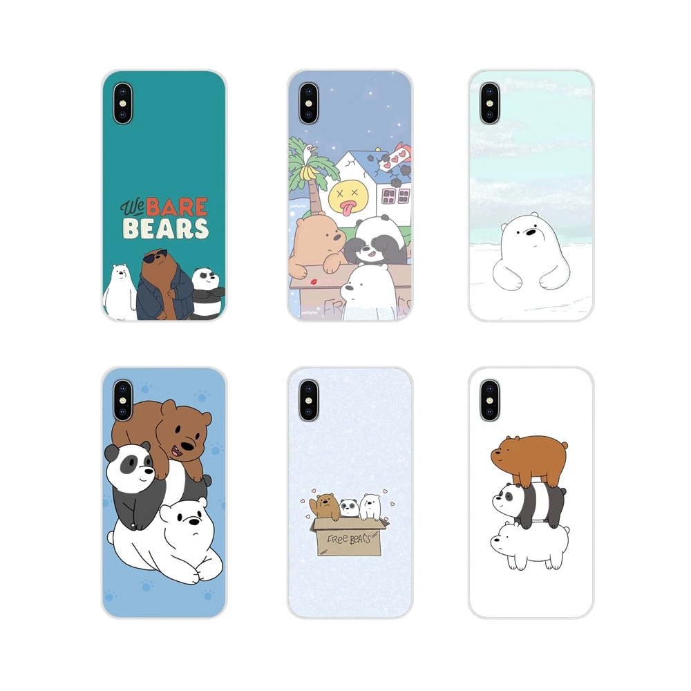 

For Xiaomi Redmi Note 6A MI8 Pro S2 A2 Lite Se MIx 1 Max 2 3 For Oneplus 3 6T we bare bears Accessories Phone Cases Covers