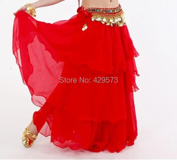 

newest style chiffon belly dance Skirt Popular Sexy Oriental Dance Skirt Stage Performance Skirts