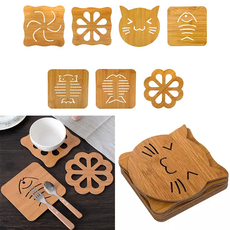 Cartoon Wooden Table Mats For Dining Pad Stand Hot Place Non Wooden Table Mats For Dining Pad