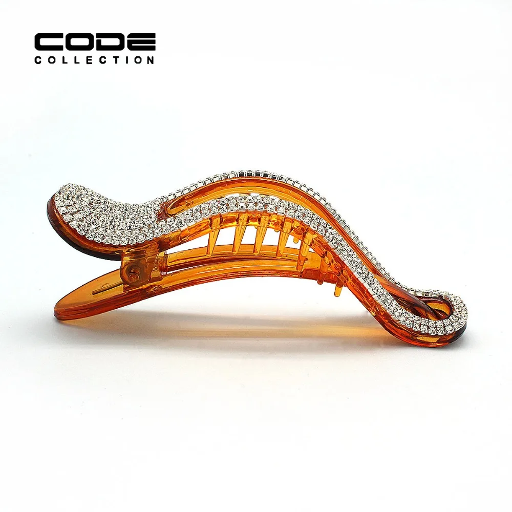 2018 High Quality Large Luxury Full Crystal Barrettes Elegant Duckbill